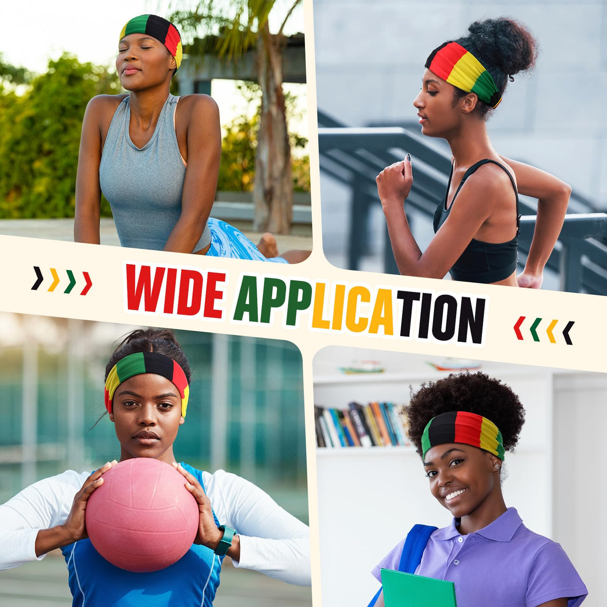 Hoteam hand holding headband to show scale and portable convenience