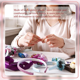 Hotop decorated headband DIY example showcasing customization options