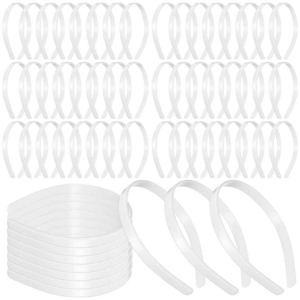 Hotop front packaging showing 100 white headbands and value