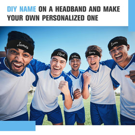 Hotop headband beside ruler showing size and fit clarity benefit