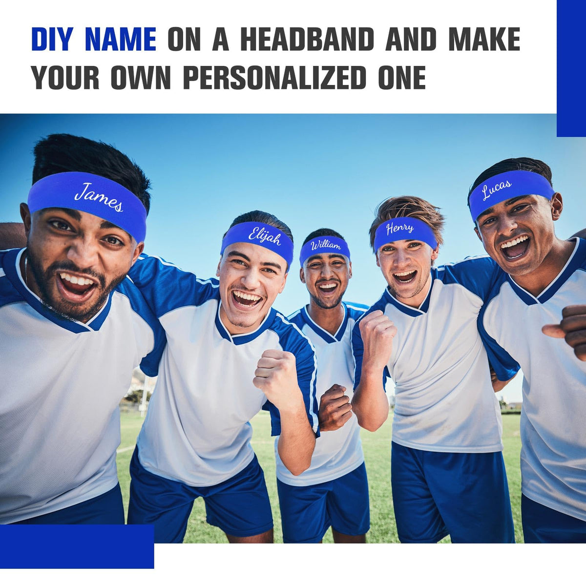 Hotop headband displayed on hand for size and fit reference, practical for buyers