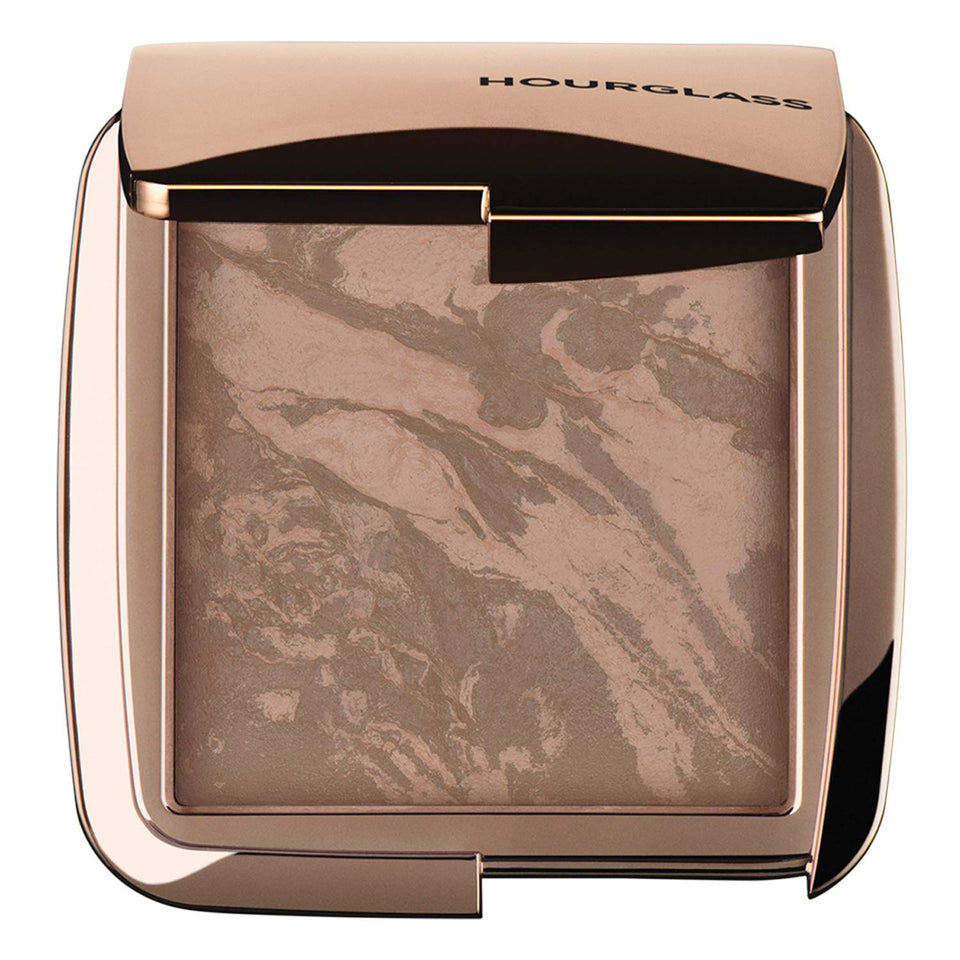 HOURGLASS bronzer compact open showing nude bronze light for natural warmth