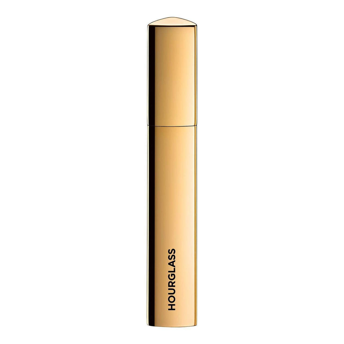 Hourglass product tube front view showing sleek packaging and bold finish