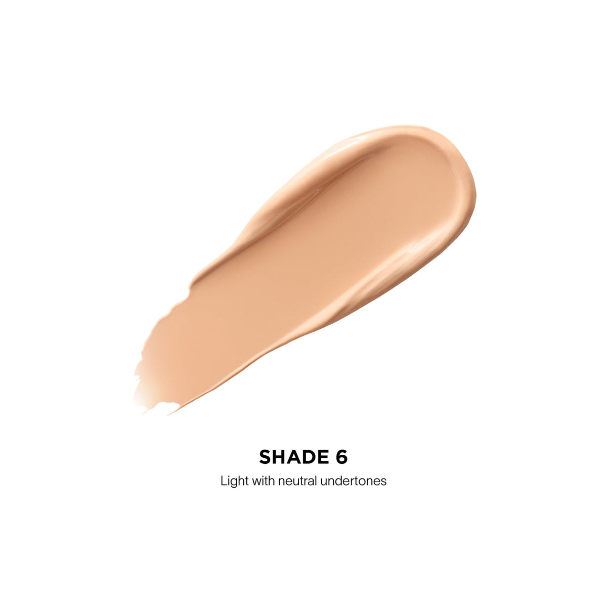 HOURGLASS creamy foundation swatch texture highlighting luminous hydration