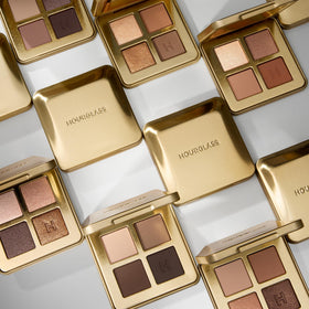 HOURGLASS label close-up focusing on vegan cruelty-free ingredient claims for conscious shoppers