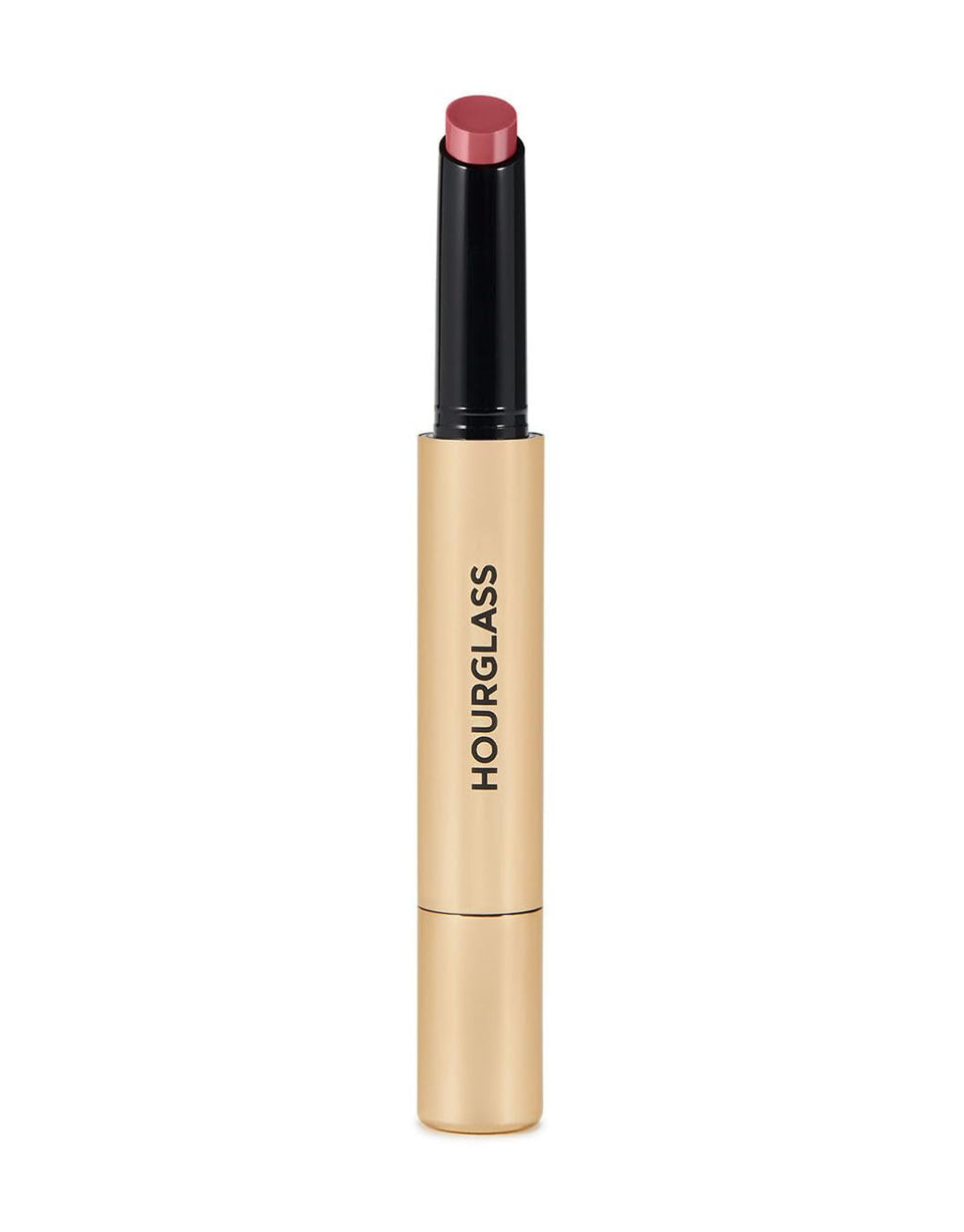 HOURGLASS Phantom front view showcasing sleek pen and rich Crave 140 color for polished lips