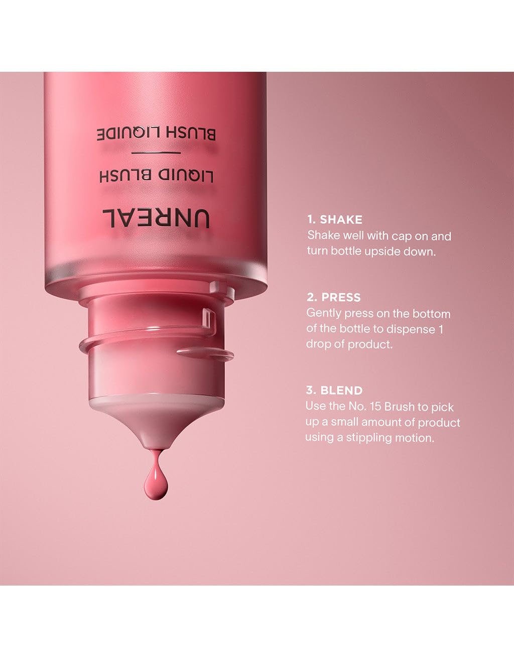 Hourglass bottle held in hand to show compact size and easy-to-carry convenience