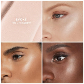 HOURGLASS close-up texture swipe showing silky, hydrating finish on skin