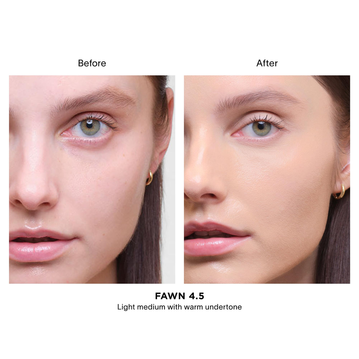 HOURGLASS texture swatch on skin revealing blendable, airbrushed finish