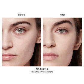 HOURGLASS multiple shade swatches on skin illustrating shade range