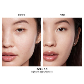 HOURGLASS texture close-up highlighting smooth formula that blurs pores and fine lines