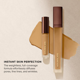 HOURGLASS size comparison with fingertip showing compact portable benefit