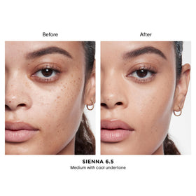 Hourglass Vanish creamy texture close-up highlighting smooth blendability and soft-focus effect