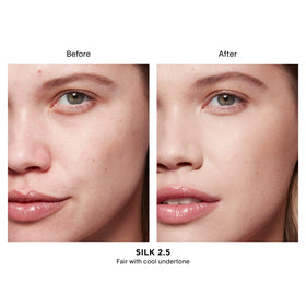 Hourglass Vanish texture closeup showing creamy, lightweight finish for smooth blending