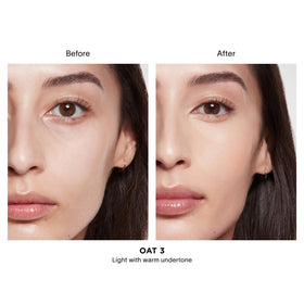 HOURGLASS lightweight concealer texture close-up showing smooth blendability