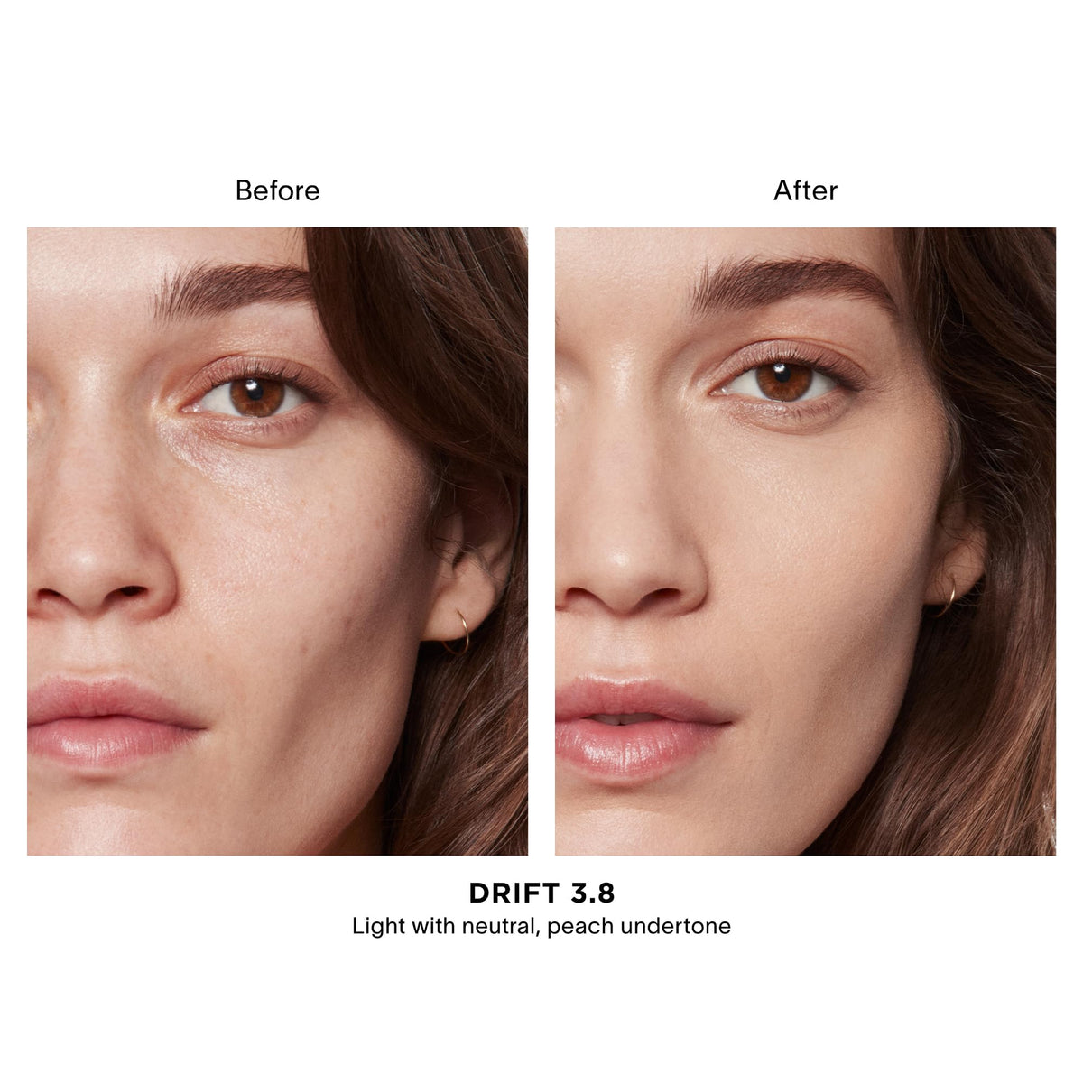 HOURGLASS creamy texture swirl highlighting blendable formula and soft-focus effect