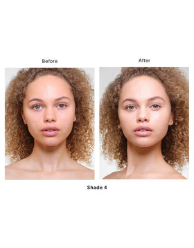 Hourglass Veil swatches on arm demonstrating buildable coverage and shade range