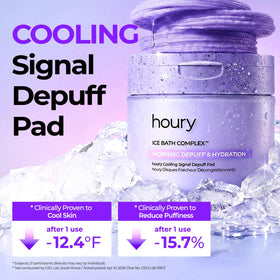 houry close-up of pad texture highlighting cooling gel essence