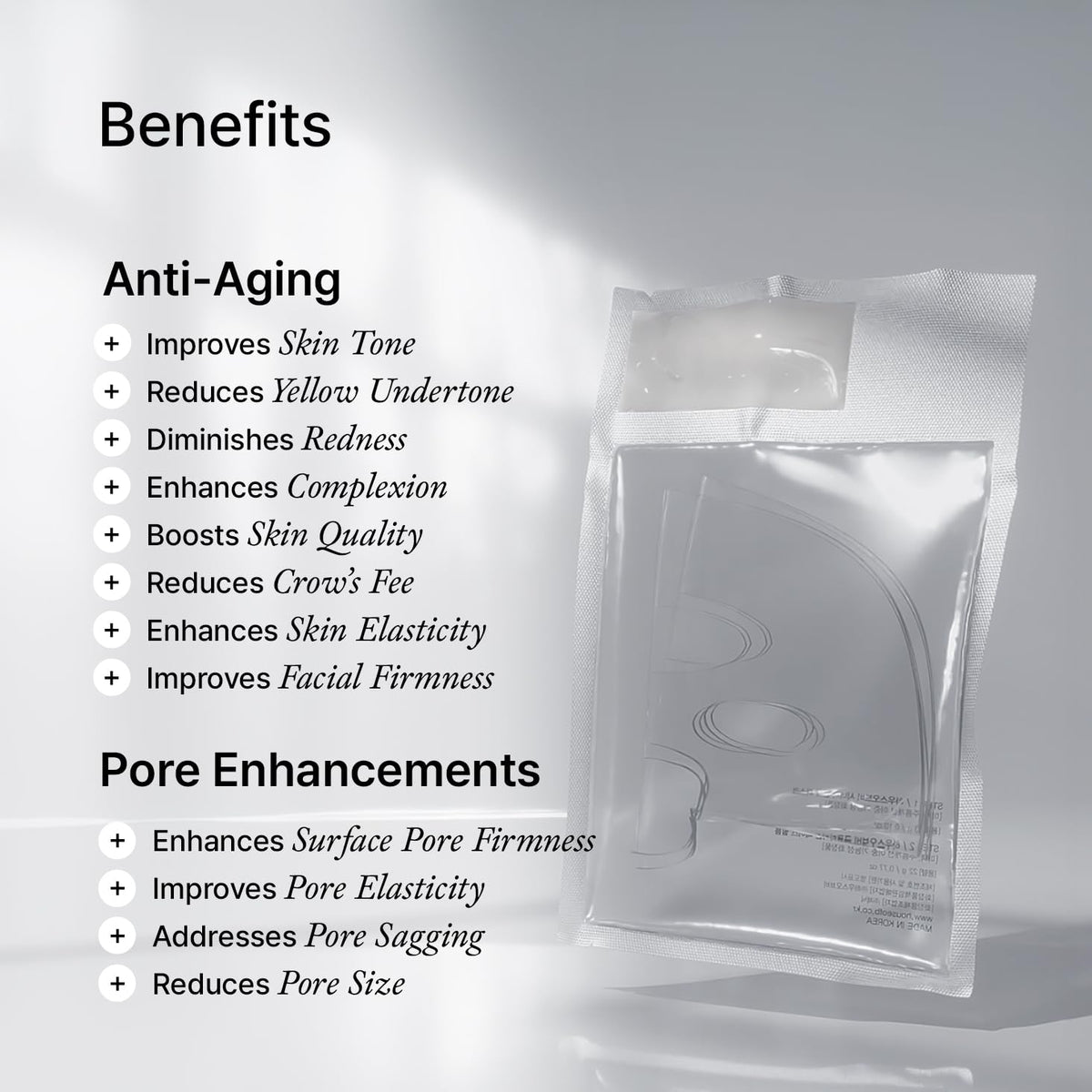 House of B before after morning comparison illustrating visible glow and hydrated-looking skin