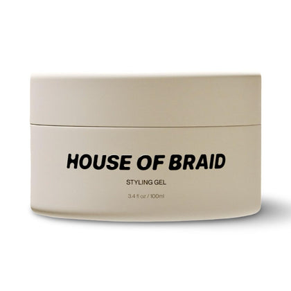 House Of Braid front packaging showing jar and clear label, highlighting non-toxic hold