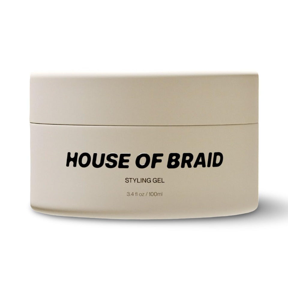 House Of Braid front packaging showing jar and clear label, highlighting non-toxic hold