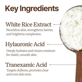 House of Dohwa powder in palm demonstrating texture and controlled portioning for sensitive skin