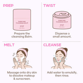 House of Hur cleansing balm staged in bathroom for daily routine convenience benefit