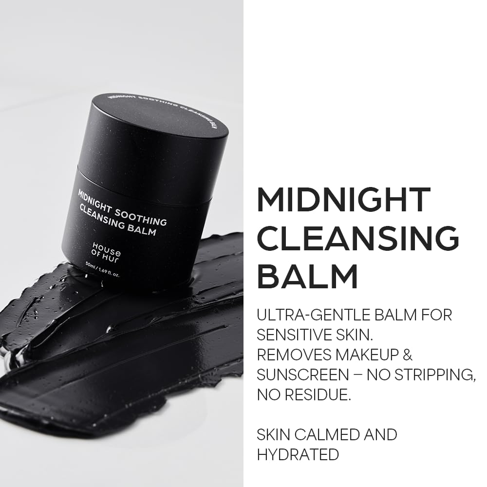 House of Hur emulsified milky rinse washing away impurities for clean skin