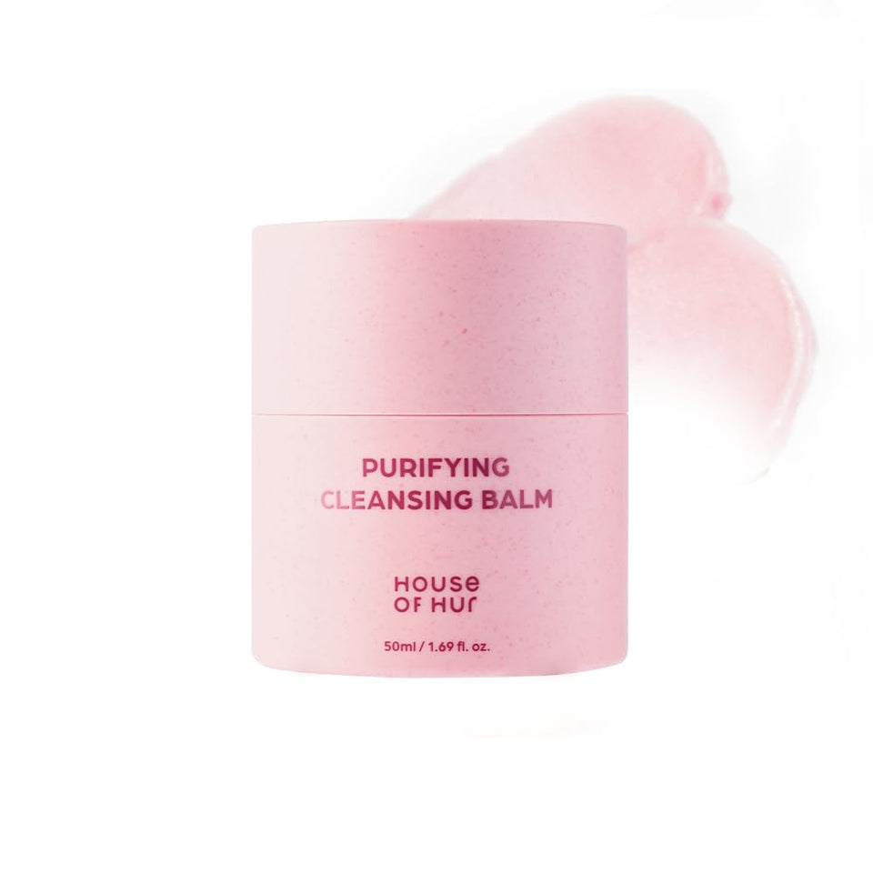 House of Hur front packaging showing compact cleanser and clear branding benefit: travel-friendly