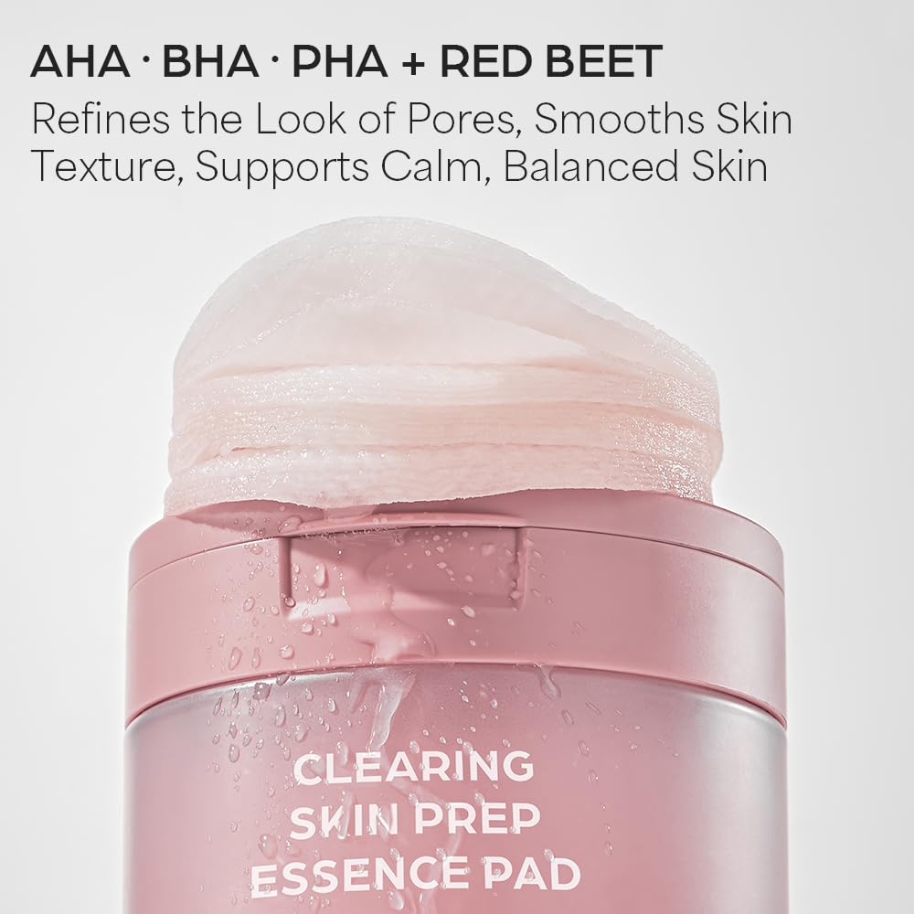 House of Hur pad textured side lifting oil and debris, demonstrates pore-clearing action