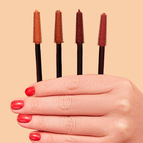 How to Be A Redhead mascara on vanity with redhead styling showing complementing warm-toned look