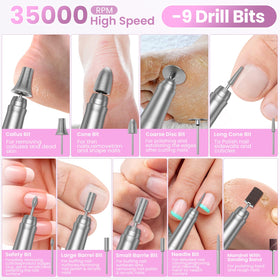 Hoxida macro of drill bit tip highlighting durable metal detail and precision benefit