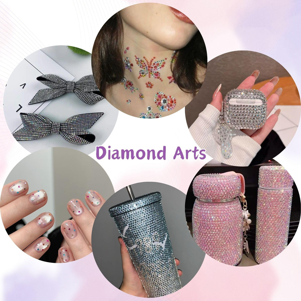 HRLbrc nail art in progress demonstrating small-scale application benefit
