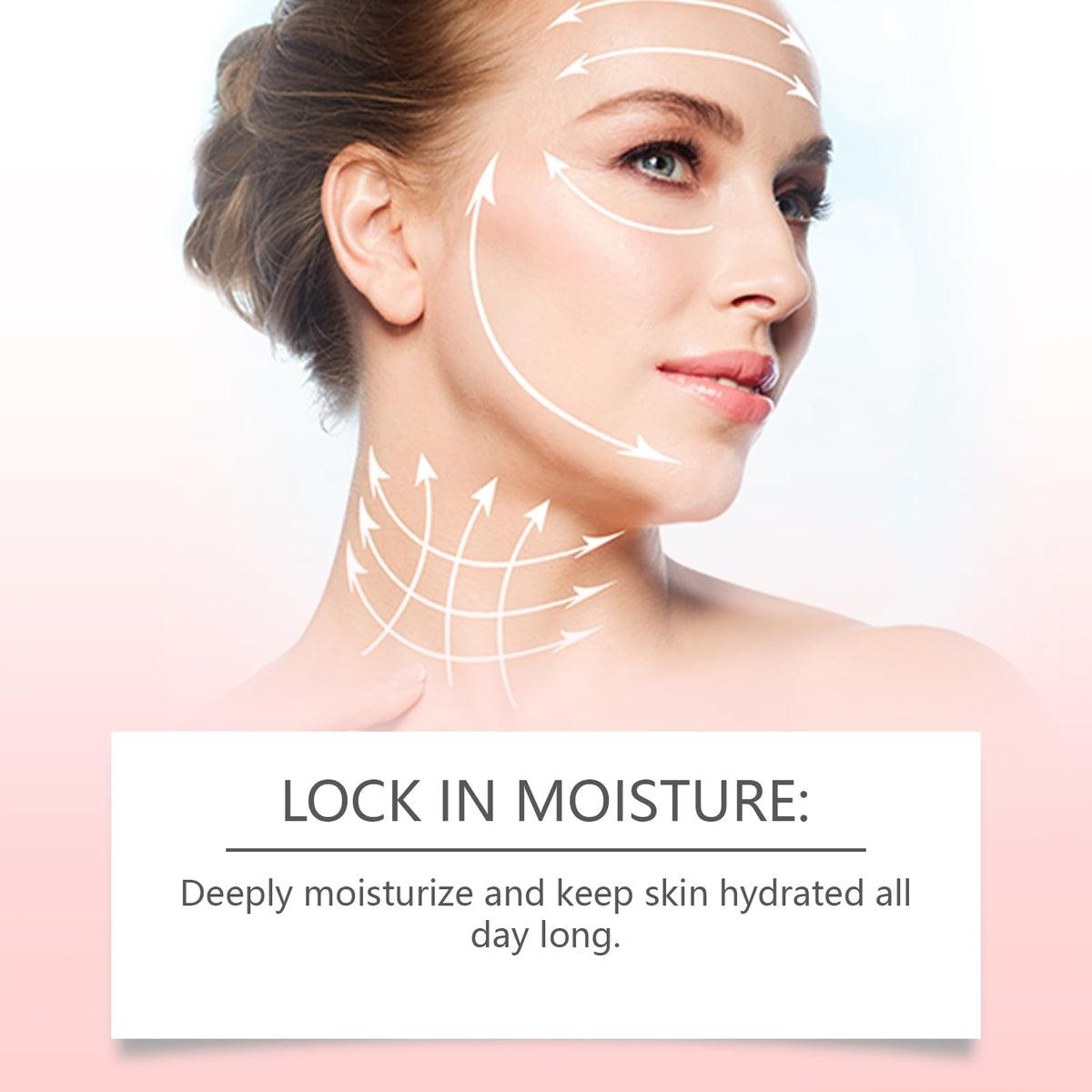 hsdtas Finones applying serum to face for hydrated, smooth skin