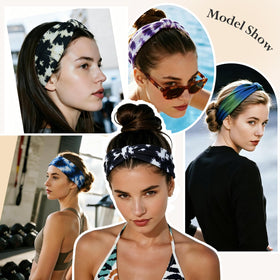 HSEM six headbands flat-lay displaying mixed colors for versatile outfit matching