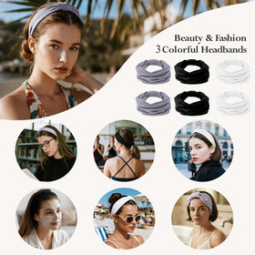 HSEM headband in hand showing 5.5-inch width and flexible stretch sizing