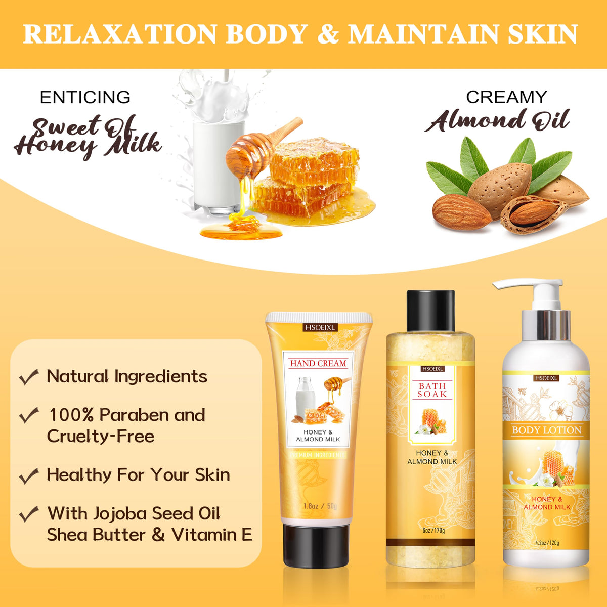 HSOEIXL body scrub texture in jar showing exfoliating polish benefit