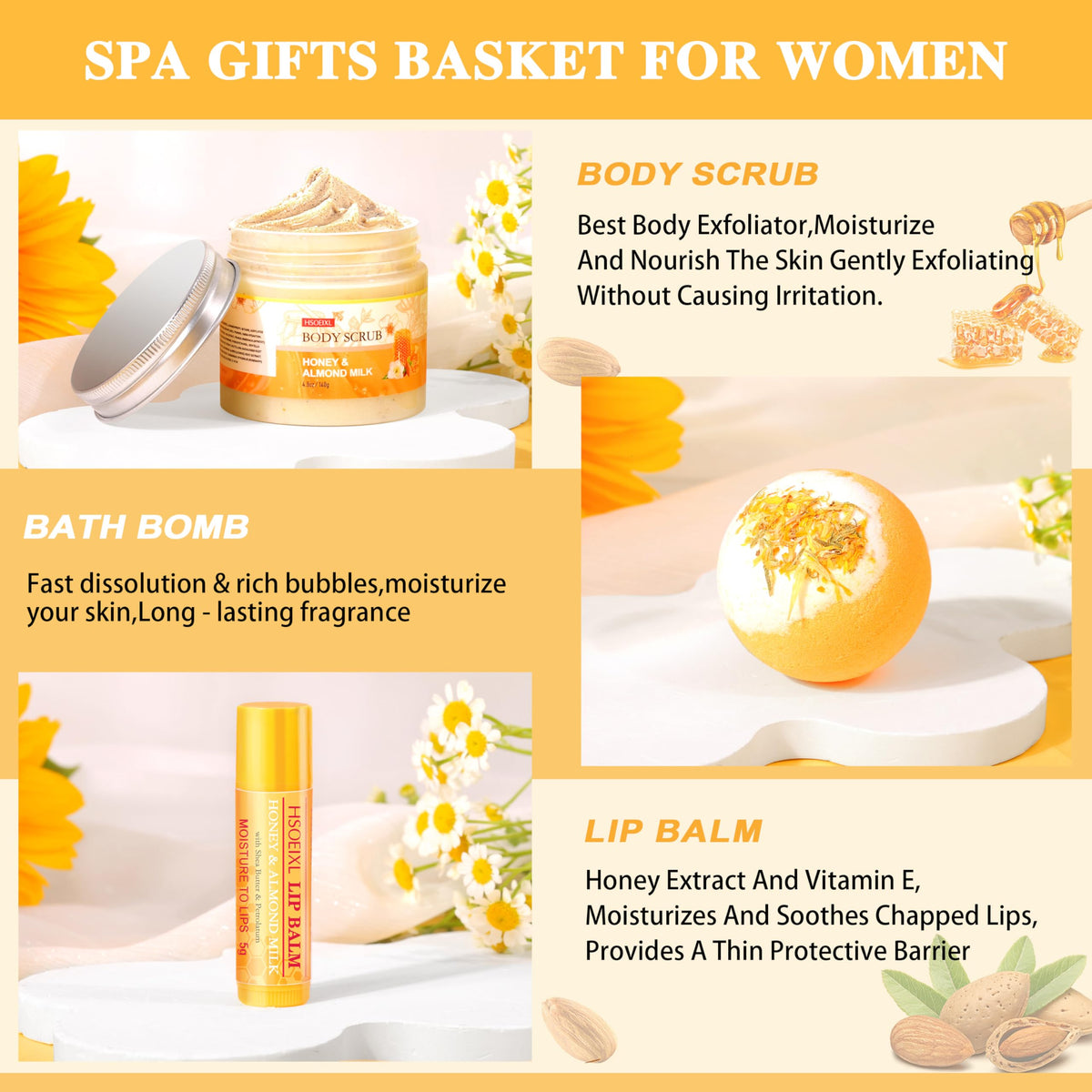 HSOEIXL soy wax candle and essential oil setting creating relaxing aroma