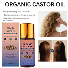 HTBGAA roll-on used on scalp section demonstrating targeted nourishment benefit