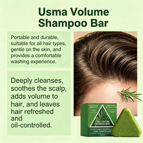 Htcpuo lather applied to scalp demonstrating gentle cleansing