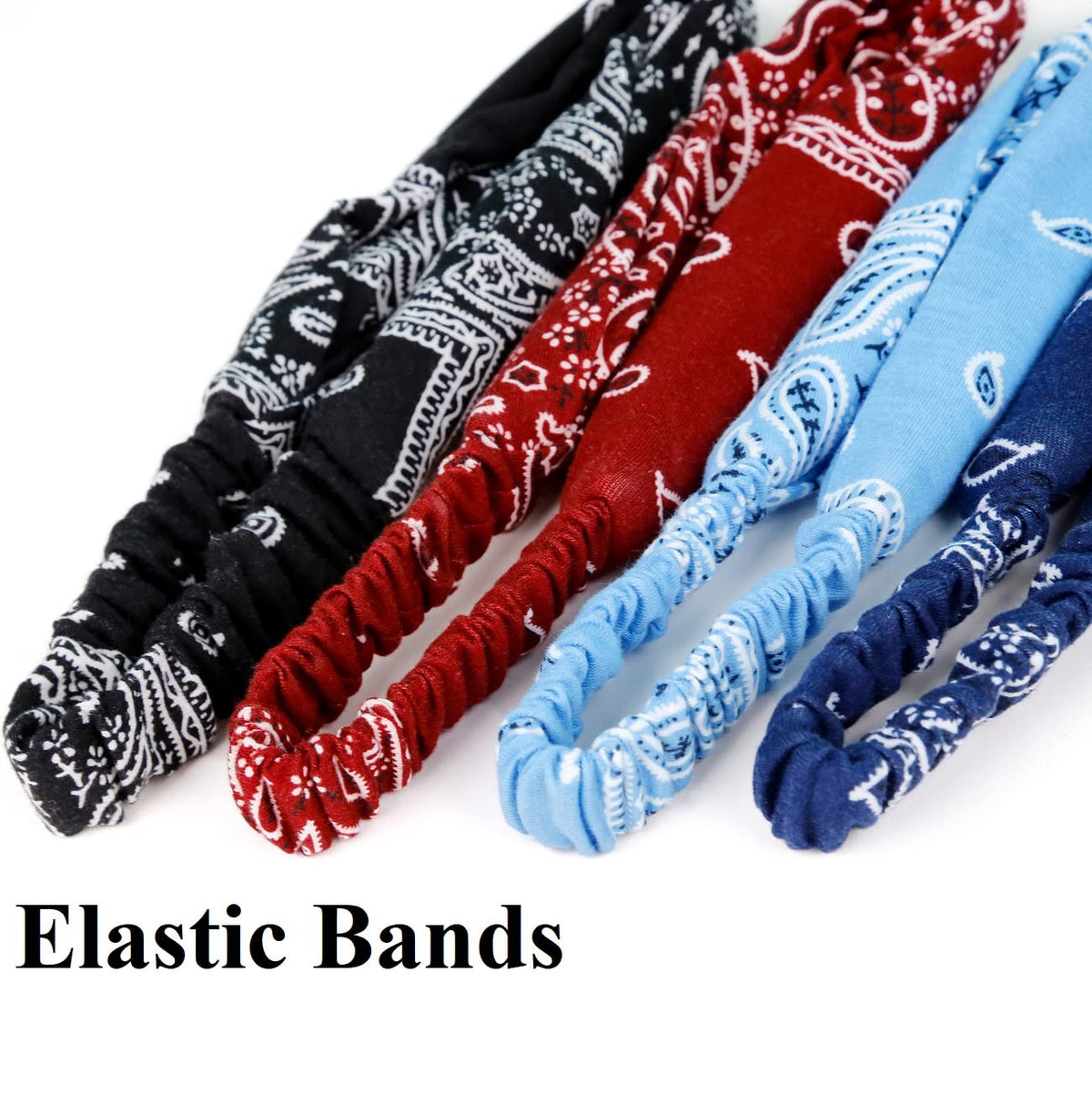 Huachi elastic back stretch demo showing flexible fit for comfort