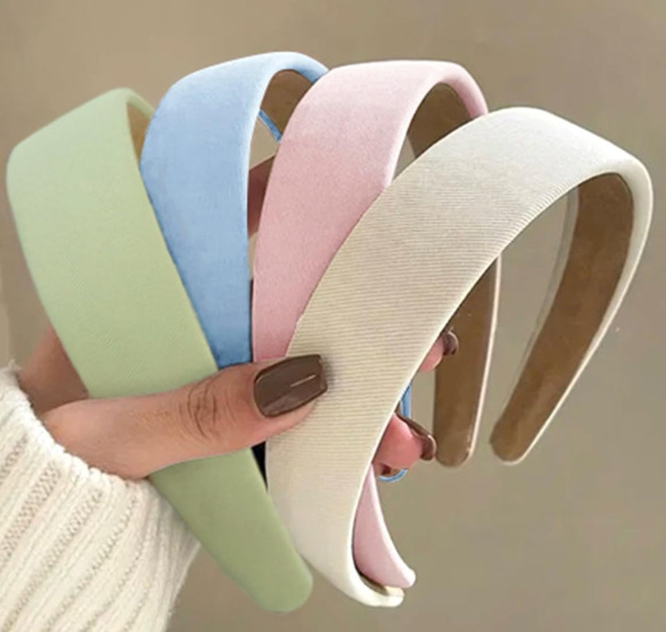 Huachi front packaging showing four headbands and compact storage benefit