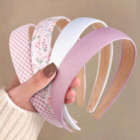 Huachi front packaging showing four headbands neatly arranged, easy outfit coordination