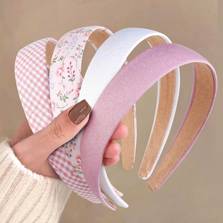 Huachi front packaging showing four headbands neatly arranged, easy outfit coordination