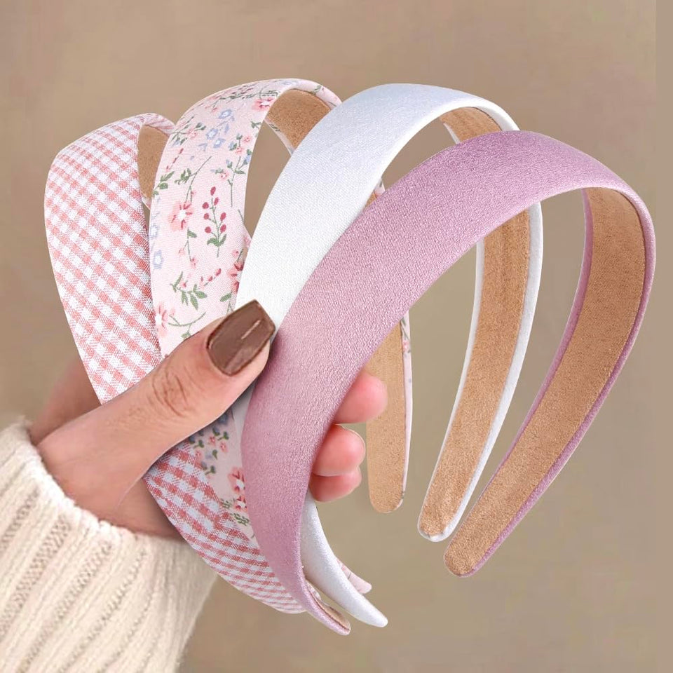 Huachi front packaging showing four headbands neatly arranged, easy outfit coordination