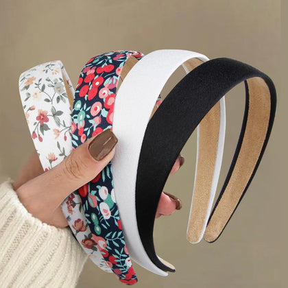 Huachi front packaging showing four headbands and color variety for outfit versatility