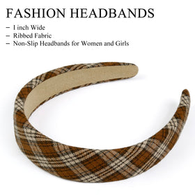 Huachi headband worn in hair side profile demonstrating secure, non-slip fit
