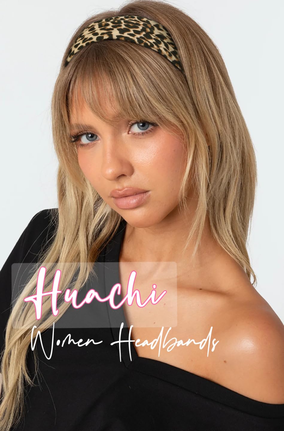 Huachi cheetah print detail highlighting trendy pattern and style