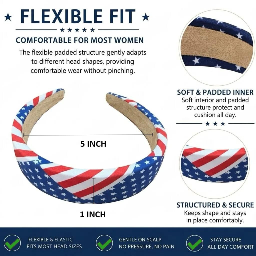 Huachi hand holding headband to show scale and easy portability