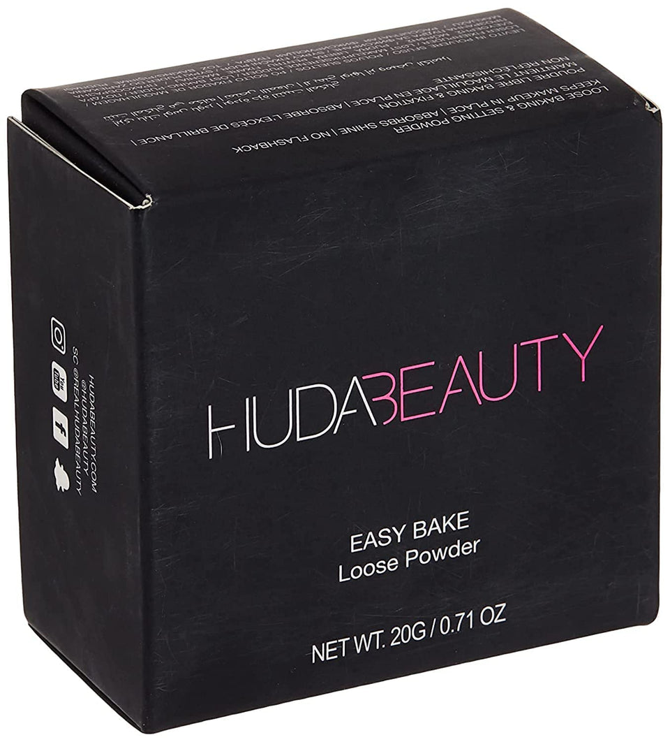Huda Easy Bake Cupcake front packaging displaying product branding and powder pot